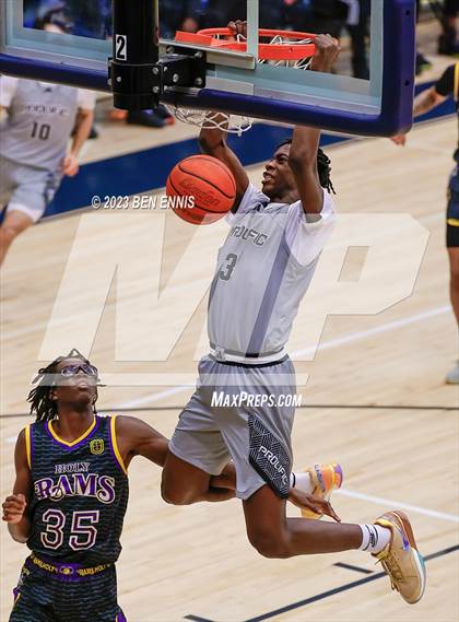 Thumbnail 1 in Word of God Christian Academy National vs. Prolific Prep of Napa Christian (Battle in The Peach) photogallery.