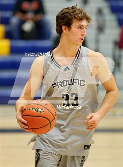 Thumbnail 1 in Word of God Christian Academy National vs. Prolific Prep of Napa Christian (Battle in The Peach) photogallery.