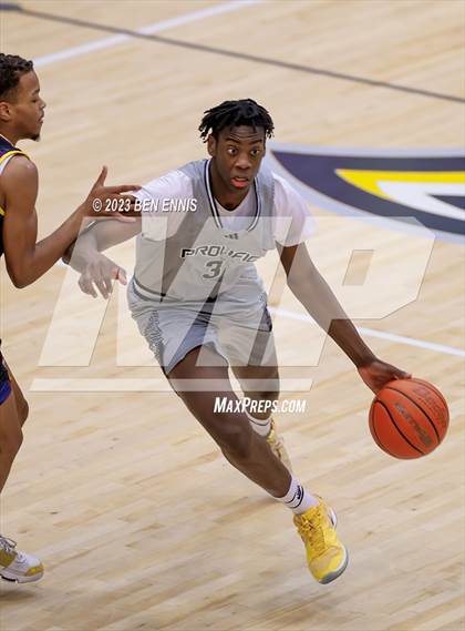 Thumbnail 1 in Word of God Christian Academy National vs. Prolific Prep of Napa Christian (Battle in The Peach) photogallery.
