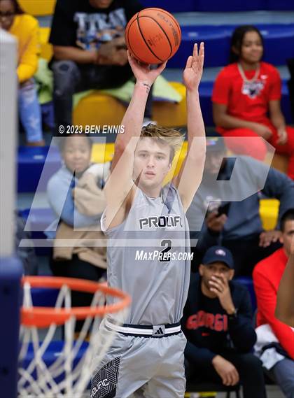 Thumbnail 2 in Word of God Christian Academy National vs. Prolific Prep of Napa Christian (Battle in The Peach) photogallery.