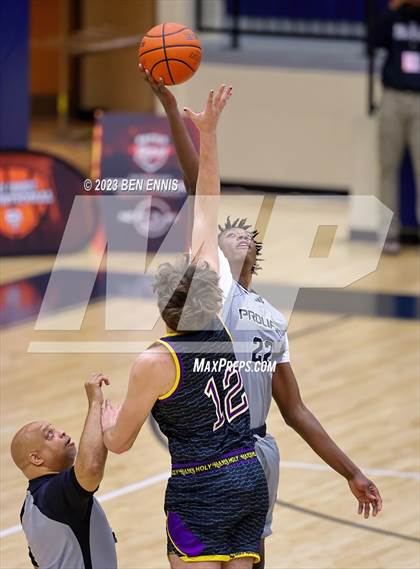 Thumbnail 3 in Word of God Christian Academy National vs. Prolific Prep of Napa Christian (Battle in The Peach) photogallery.
