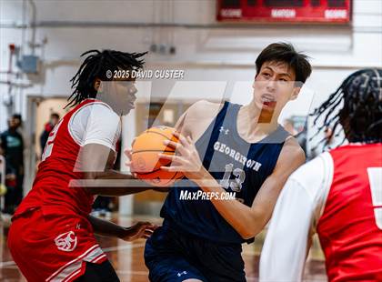 Thumbnail 1 in Georgetown Prep @ St. John’s (Capital Hoops Mayhem on Military) photogallery.