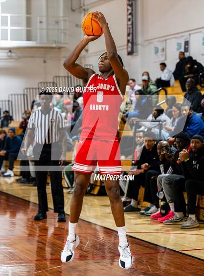 Thumbnail 2 in Georgetown Prep @ St. John’s (Capital Hoops Mayhem on Military) photogallery.