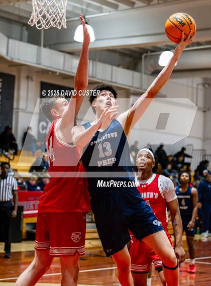 Thumbnail 3 in Georgetown Prep @ St. John’s (Capital Hoops Mayhem on Military) photogallery.