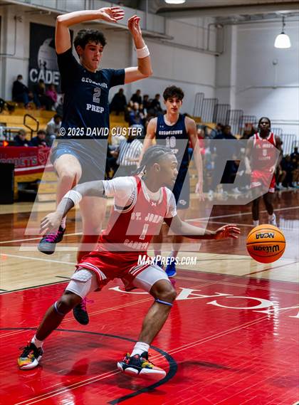 Thumbnail 3 in Georgetown Prep @ St. John’s (Capital Hoops Mayhem on Military) photogallery.