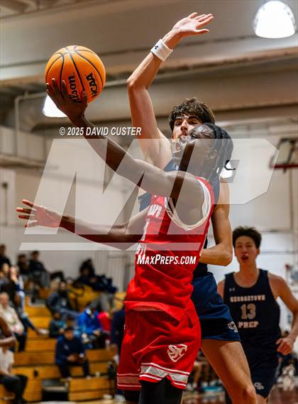 Thumbnail 2 in Georgetown Prep @ St. John’s (Capital Hoops Mayhem on Military) photogallery.