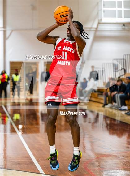 Thumbnail 3 in Georgetown Prep @ St. John’s (Capital Hoops Mayhem on Military) photogallery.