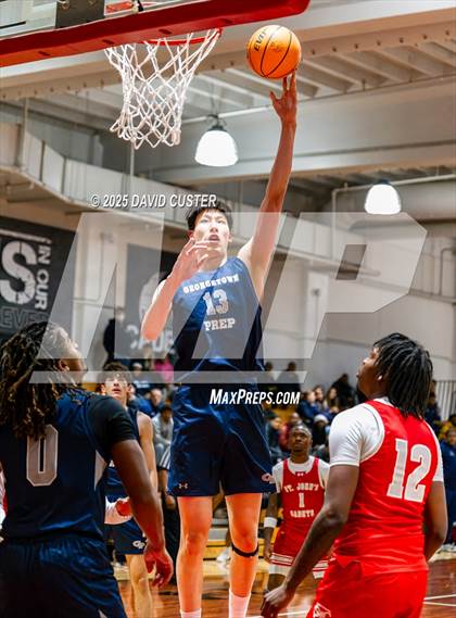 Thumbnail 3 in Georgetown Prep @ St. John’s (Capital Hoops Mayhem on Military) photogallery.