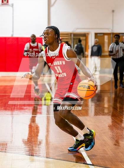 Thumbnail 2 in Georgetown Prep @ St. John’s (Capital Hoops Mayhem on Military) photogallery.