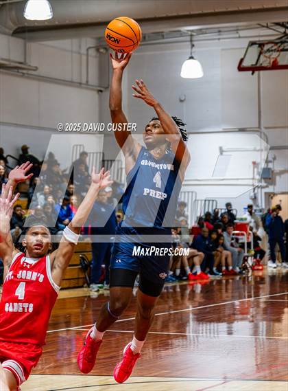 Thumbnail 2 in Georgetown Prep @ St. John’s (Capital Hoops Mayhem on Military) photogallery.