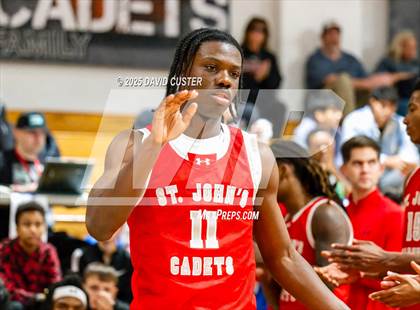 Thumbnail 3 in Georgetown Prep @ St. John’s (Capital Hoops Mayhem on Military) photogallery.