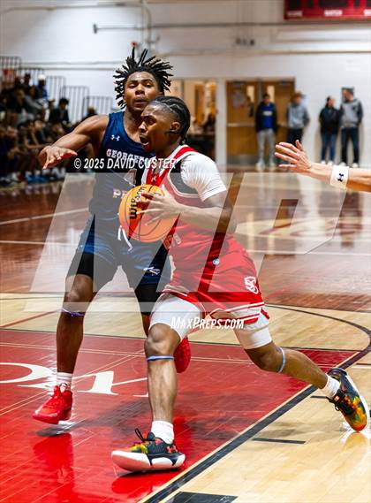 Thumbnail 2 in Georgetown Prep @ St. John’s (Capital Hoops Mayhem on Military) photogallery.