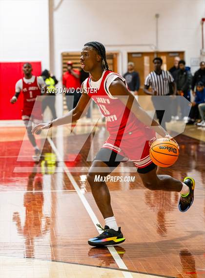 Thumbnail 1 in Georgetown Prep @ St. John’s (Capital Hoops Mayhem on Military) photogallery.