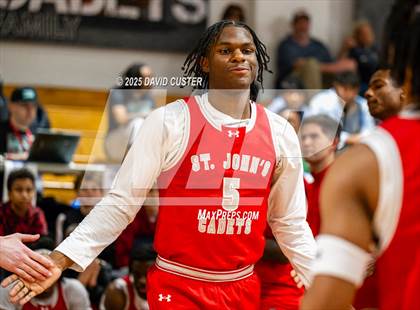 Thumbnail 2 in Georgetown Prep @ St. John’s (Capital Hoops Mayhem on Military) photogallery.