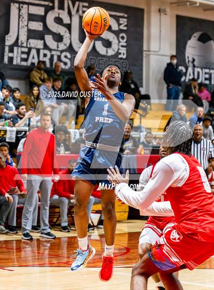 Thumbnail 1 in Georgetown Prep @ St. John’s (Capital Hoops Mayhem on Military) photogallery.
