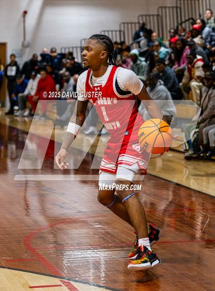 Thumbnail 1 in Georgetown Prep @ St. John’s (Capital Hoops Mayhem on Military) photogallery.