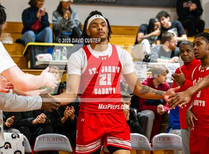 Thumbnail 2 in Georgetown Prep @ St. John’s (Capital Hoops Mayhem on Military) photogallery.