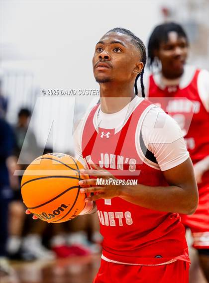 Thumbnail 3 in Georgetown Prep @ St. John’s (Capital Hoops Mayhem on Military) photogallery.