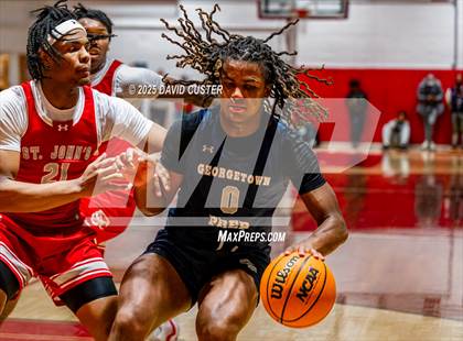 Thumbnail 3 in Georgetown Prep @ St. John’s (Capital Hoops Mayhem on Military) photogallery.