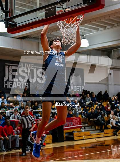 Thumbnail 2 in Georgetown Prep @ St. John’s (Capital Hoops Mayhem on Military) photogallery.