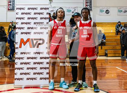 Thumbnail 1 in Georgetown Prep @ St. John’s (Capital Hoops Mayhem on Military) photogallery.