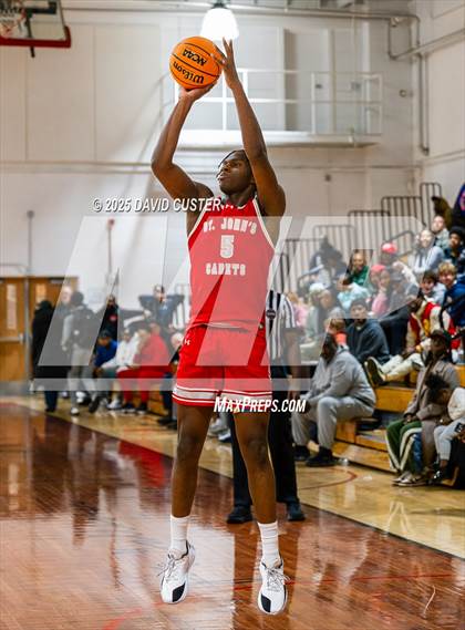 Thumbnail 2 in Georgetown Prep @ St. John’s (Capital Hoops Mayhem on Military) photogallery.