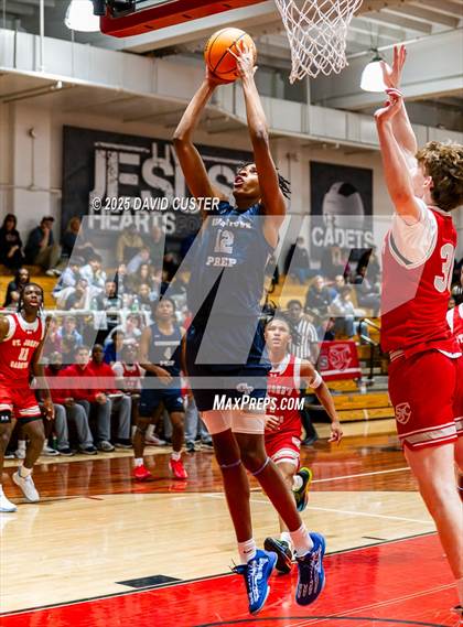 Thumbnail 2 in Georgetown Prep @ St. John’s (Capital Hoops Mayhem on Military) photogallery.