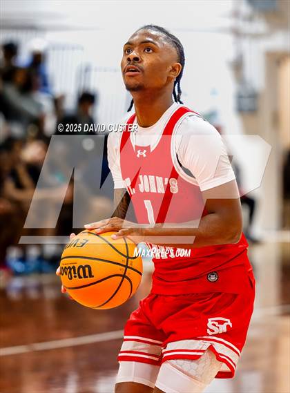 Thumbnail 2 in Georgetown Prep @ St. John’s (Capital Hoops Mayhem on Military) photogallery.