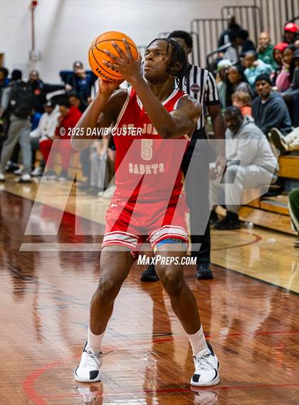 Thumbnail 1 in Georgetown Prep @ St. John’s (Capital Hoops Mayhem on Military) photogallery.