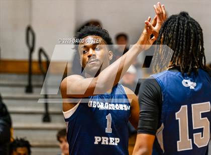Thumbnail 2 in Georgetown Prep @ St. John’s (Capital Hoops Mayhem on Military) photogallery.