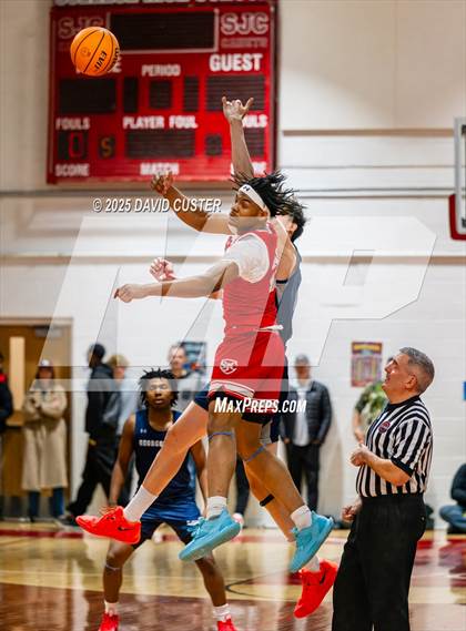 Thumbnail 3 in Georgetown Prep @ St. John’s (Capital Hoops Mayhem on Military) photogallery.