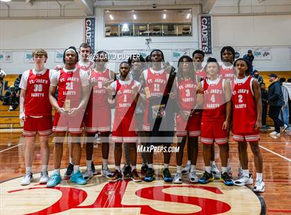 Thumbnail 2 in Georgetown Prep @ St. John’s (Capital Hoops Mayhem on Military) photogallery.