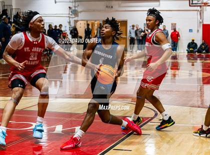 Thumbnail 1 in Georgetown Prep @ St. John’s (Capital Hoops Mayhem on Military) photogallery.