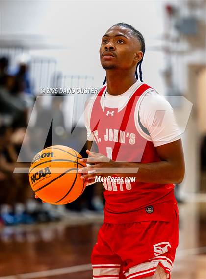 Thumbnail 1 in Georgetown Prep @ St. John’s (Capital Hoops Mayhem on Military) photogallery.