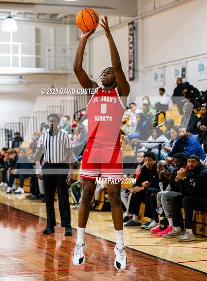 Thumbnail 3 in Georgetown Prep @ St. John’s (Capital Hoops Mayhem on Military) photogallery.