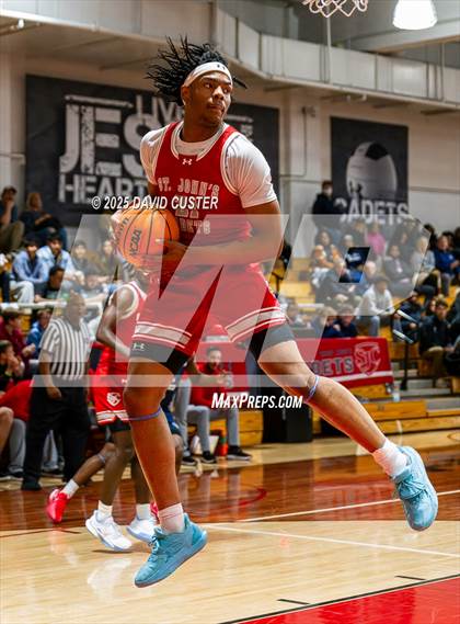 Thumbnail 1 in Georgetown Prep @ St. John’s (Capital Hoops Mayhem on Military) photogallery.
