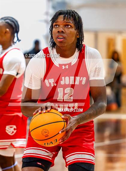 Thumbnail 3 in Georgetown Prep @ St. John’s (Capital Hoops Mayhem on Military) photogallery.