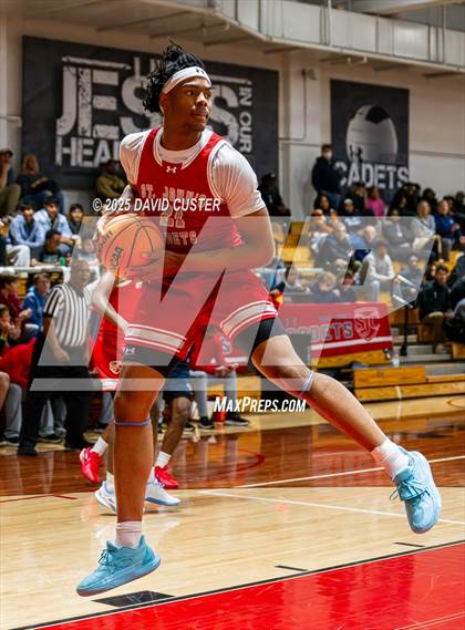 Thumbnail 2 in Georgetown Prep @ St. John’s (Capital Hoops Mayhem on Military) photogallery.