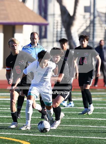 Thumbnail 2 in Dougherty Valley vs. Monte Vista (EBAL Championship) photogallery.