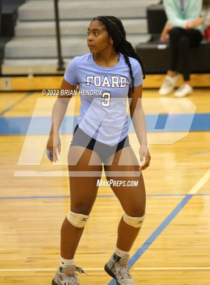 Thumbnail 3 in Foard @ Oak Grove (NCHSAA 3A Volleyball Championship 2nd Round) photogallery.