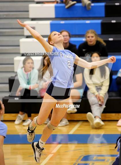 Thumbnail 1 in Foard @ Oak Grove (NCHSAA 3A Volleyball Championship 2nd Round) photogallery.