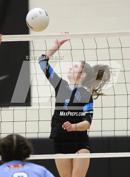 Thumbnail 3 in Foard @ Oak Grove (NCHSAA 3A Volleyball Championship 2nd Round) photogallery.