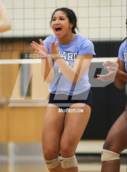 Thumbnail 3 in Foard @ Oak Grove (NCHSAA 3A Volleyball Championship 2nd Round) photogallery.