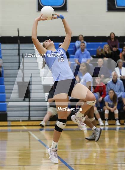 Thumbnail 3 in Foard @ Oak Grove (NCHSAA 3A Volleyball Championship 2nd Round) photogallery.