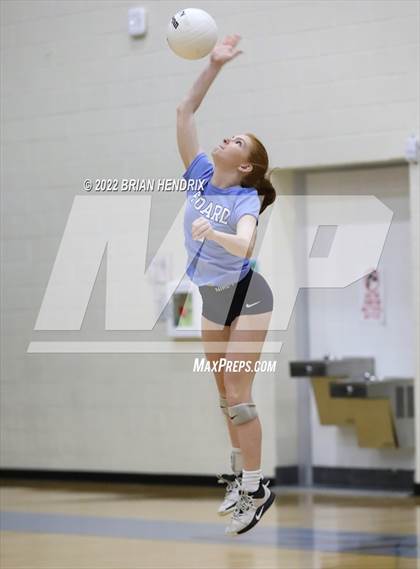 Thumbnail 1 in Foard @ Oak Grove (NCHSAA 3A Volleyball Championship 2nd Round) photogallery.
