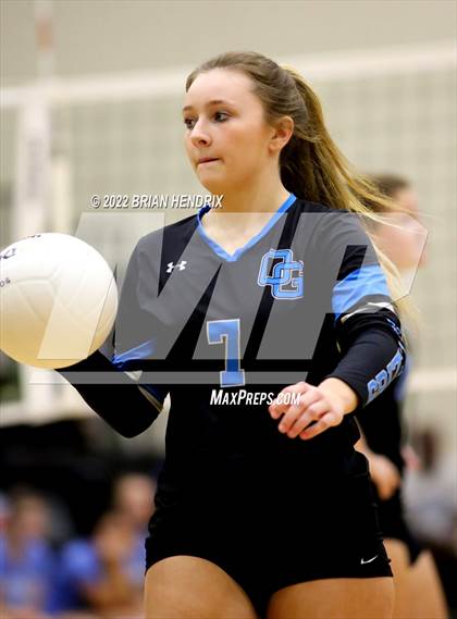 Thumbnail 3 in Foard @ Oak Grove (NCHSAA 3A Volleyball Championship 2nd Round) photogallery.