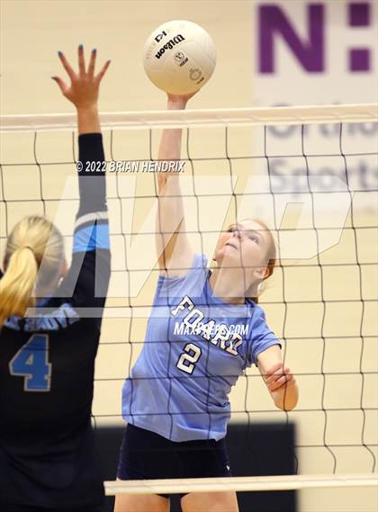 Thumbnail 1 in Foard @ Oak Grove (NCHSAA 3A Volleyball Championship 2nd Round) photogallery.
