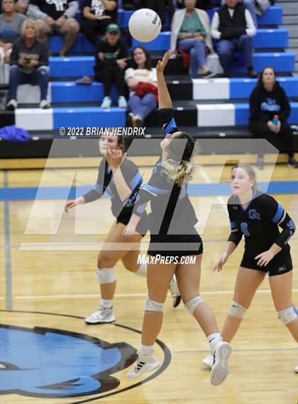 Thumbnail 3 in Foard @ Oak Grove (NCHSAA 3A Volleyball Championship 2nd Round) photogallery.