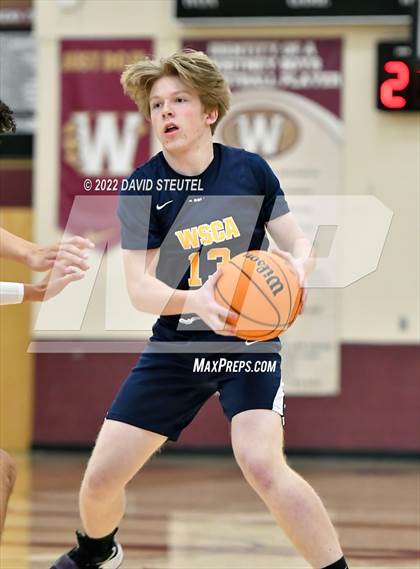 Thumbnail 1 in Western Sierra Collegiate Academy vs. Whitney (NorCal Tip-Off) photogallery.