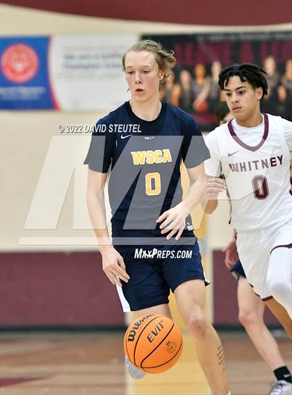 Thumbnail 1 in Western Sierra Collegiate Academy vs. Whitney (NorCal Tip-Off) photogallery.